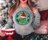 100% That Grinch DTF Print