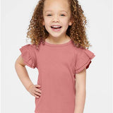 Toddler Rabbit Skins Flutter Sleeve Shirt