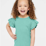 Toddler Rabbit Skins Flutter Sleeve Shirt