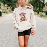 Valentine's Crochet Yarn Teddy Bear DTF Print