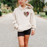 XO XO Heart Applique 2 DTF Print