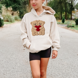 Teddy Bear Love Heart DTF print