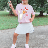 Side Goose Heart Glasses DTF Print