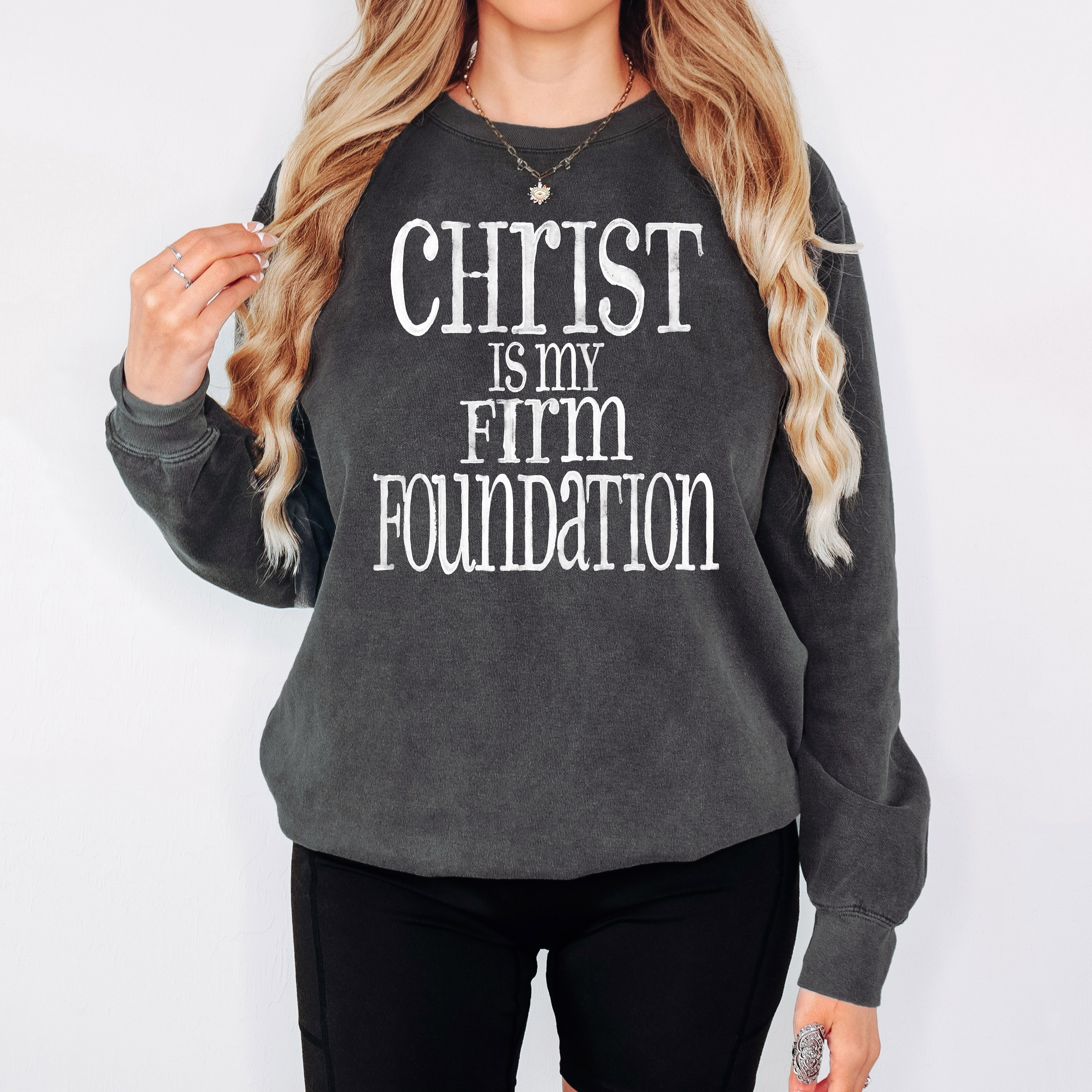 Christ Is My Firm Foundation Christian DTF Print