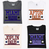 Custom Team Game Day Stars DTF Print