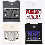 Custom Team Game Day Stars DTF Print