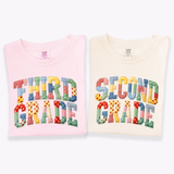 Patchwork Grades Back to School DTF Transfer