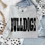 Bulldogs Mixed Up DTF Print