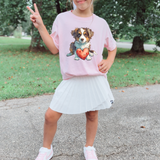 Mini Australian Shepherd Giving Heart DTF Print