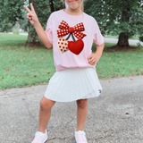 Faux Crochet Heart Cherries DTF Print