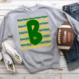 Bison Funky Repeat DTF Print