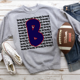Braves Funky Repeat DTF Print