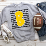 Buffaloes Funky Repeat DTF Print