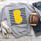 Buffalos Funky Repeat DTF Print