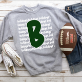 Bulldogs Funky Repeat DTF Print