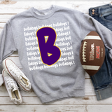 Bulldogs Funky Repeat DTF Print