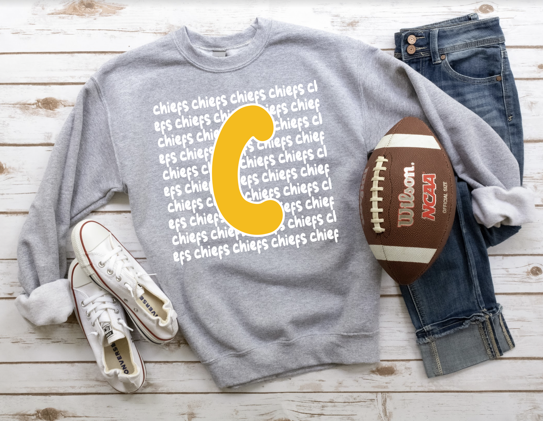 Chiefs Funky Repeat DTF Print
