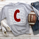 Colonels Funky Repeat DTF Print