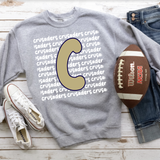 Crusaders Funky Repeat DTF Print