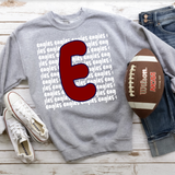 Eagles Funky Repeat DTF Print