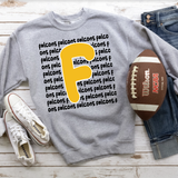 Falcons Funky Repeat DTF Print