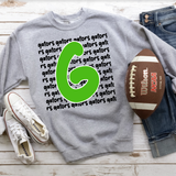 Gators Funky Repeat DTF Print