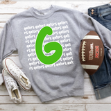 Gators Funky Repeat DTF Print