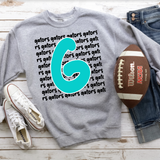 Gators Funky Repeat DTF Print