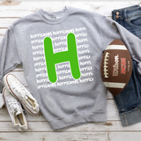 Hurricanes Funky Repeat DTF Print