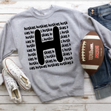 Huskies Funky Repeat DTF Print