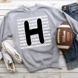 Huskies Funky Repeat DTF Print