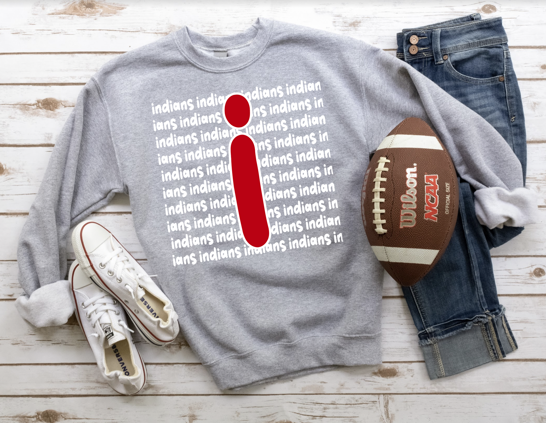 Indians Funky Repeat DTF Print