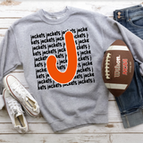 Jackets Funky Repeat DTF Print