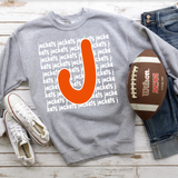 Jackets Funky Repeat DTF Print