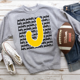 Jackets Funky Repeat DTF Print