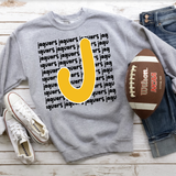 Jaguars Funky Repeat DTF Print