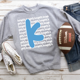 Knights Funky Repeat DTF Print