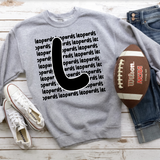 Leopards Funky Repeat DTF Print