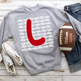 Little Reds Funky Repeat DTF Print