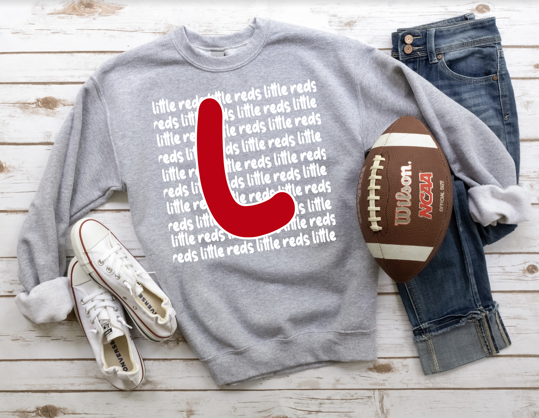 Little Reds Funky Repeat DTF Print