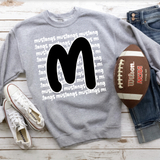 Mustangs Funky Repeat DTF Print