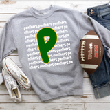 Panthers Funky Repeat DTF Print