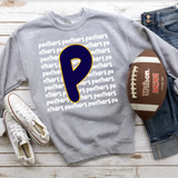 Panthers Funky Repeat DTF Print