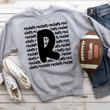 Rockets Funky Repeat DTF Print