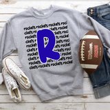 Rockets Funky Repeat DTF Print