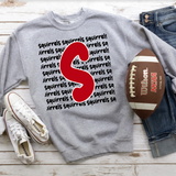 Squirrels Funky Repeat DTF Print