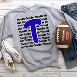 Thunder Funky Repeat DTF Print