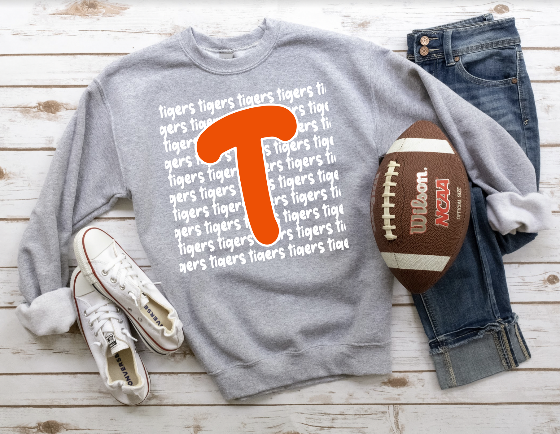Tigers Funky Repeat DTF Print