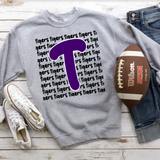 Tigers Funky Repeat DTF Print