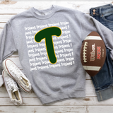 Trojans Funky Repeat DTF Print